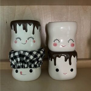 Marshmallow mugs 4 peace set!!